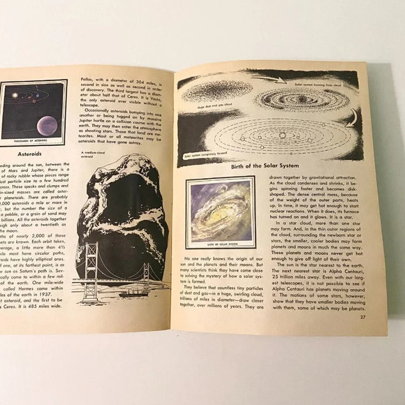 Vintage 1976 The Golden Stamp Book Stars  and Planets Complete - Picture 11 of 15